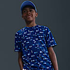 Nike Multi Big Kids' (Boys') Dri-FIT Short-Sleeve Top