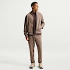 Sudadera con gorro de alto rendimiento Dri-FIT de cierre completo con protección contra los rayos UV para hombre Nike Primary NanoKnit