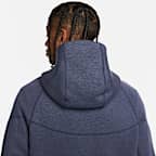 Hoodie com fecho completo Nike Sportswear Tech Fleece Windrunner para homem