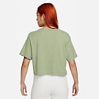 Nike Sportswear 女款羅紋針織短袖上衣