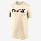 Baltimore Orioles Swoosh Legend Men's Nike Dri-FIT MLB T-Shirt - Cream