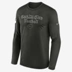 New York Jets Rivalries Collection Sideline Legend Men's Nike Dri-FIT NFL Long-Sleeve T-Shirt - Green