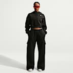 Nike Sportswear Phoenix Fleece Women's Oversized Cropped Henley Hoodie