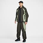 ナイキ テック メンズ Dri-FIT ウーブン カラーブロック ルーズ オーバーサイズド ジャケット