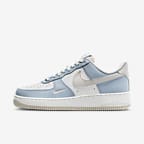 Nike Air Force 1 '07 Women's Shoes - Light Armoury Blue/Summit White/Light Bone