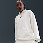 Sudadera con gorro sin cierre de básquetbol de tejido Fleece Nike Caitlin Clark