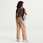 Nike Sportswear aansluitend cropped geribd T-shirt voor meisjes