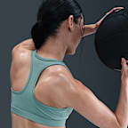 Bra deportivo con almohadillas para mujer Nike Swoosh Medium Support
