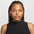 Dámské, přiléhavé, zkrácené tílko Nike Sportswear Chill Rib se stojáčkem