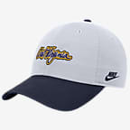 West Virginia Nike College Campus Cap - White