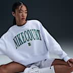 NikeCourt Phoenix Fleece Women's Over-Oversized Crew-Neck Tennis Sweatshirt