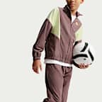 Kylian Mbappé Older Kids' Full-Zip Woven Football Tracksuit
