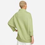 Nike Sportswear Phoenix Fleece Women's Over-Oversized Mock-Neck 3/4-Sleeve Sweatshirt