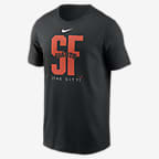 San Francisco Giants Team Scoreboard Men's Nike MLB T-Shirt - Black