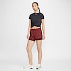 Nike Dri-FIT One Women's Mid-rise 8cm (approx.) 2-in-1 Shorts