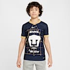 Pumas UNAM 2024/25 Stadium Away Big Kids' Nike Dri-FIT Soccer Replica Jersey