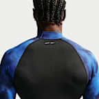 Playera de manga larga rashguard para hombre Nike Swim Whitewater