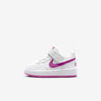 White/Hot Fuchsia