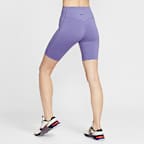 Nike Universa Women's High-Waisted 8" Biker Shorts with No Front Seam