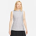 Nike Dri-FIT Victory Women's Striped Sleeveless Golf Polo