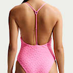 Nike Swim Women's Terry Texture Y-Back One Piece
