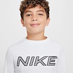 Playera de entrenamiento de manga larga Dri-FIT para niño talla grande Nike Pro Warm