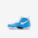 Nike Little Posite Pro Little Kids' Shoes - University Blue/White/Midnight Navy/White