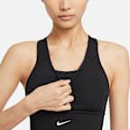 Nike Swoosh Women's Medium-Support 1-Piece Padded Longline Sports Bra