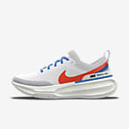Custom Nike Invincible 3 By You-løbesko til vej til mænd - hvid/multifarvet
