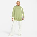 Nike Sportswear Phoenix Fleece Women's Over-Oversized Mock-Neck 3/4-Sleeve Sweatshirt