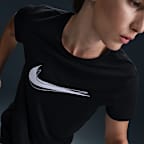 Playera de correr de manga corta Dri-FIT para mujer Nike One Swoosh