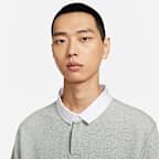 Nike Club Fleece Men's Long-Sleeve Fleece Polo