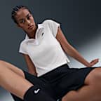 Damska dopasowana koszulka polo w stylu retro