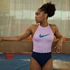 Nike Gymnastics Halter Neck Performance Leotard