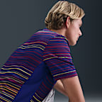 FC Barcelona Academy Pro Home Nike Dri-FIT Pre-Match Kurzarm-Fußballoberteil (Herren)