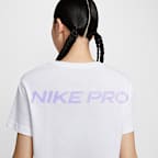 Nike Pro Women's Dri-FIT Short-Sleeve Cropped Tee