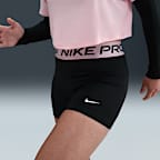 Shorts Dri-FIT para niña (talla amplia) Nike Pro