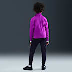 FC Barcelona Strike Nike Dri-FIT kötött futballtréningruha nagyobb gyerekeknek