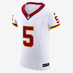 Jayden Daniels Washington Commanders Men's Nike Dri-FIT NFL Elite Jersey - White