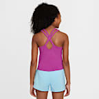 Nike One Fitted Big Kids' (Girls') Dri-FIT Tank