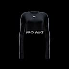 Nike Pro 365 Women's Dri-FIT Cropped Long-Sleeve Top