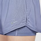 Nike Dri-FIT One Women's Mid-rise 8cm (approx.) 2-in-1 Shorts