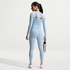 ナイキ ユニバーサ ウィメンズ ハイウエスト アンクル (9分丈) レギンス フロントシームなし