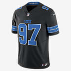 Aidan Hutchinson Detroit Lions Men's Nike Dri-FIT NFL Limited Football Jersey - Black