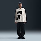 เสื้อแข่งแขนยาวขนาดโอเวอร์ไซส์ผู้หญิง Nike Sportswear