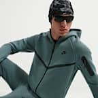 Chamarra Windrunner de tejido Fleece de cierre completo para hombre Nike Tech