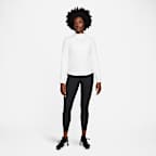 Camiseta de medio cierre con manga larga para mujer Nike Therma-FIT One