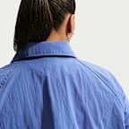 Chamarra de coach oversized para mujer Nike Sportswear (talla grande)