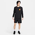 Nike Men's Dri-FIT Fleece Long-Sleeve Fitness Crew