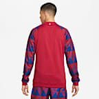 F.C. Barcelona Academy Pro Men's Nike Full-Zip Knit Football Jacket
